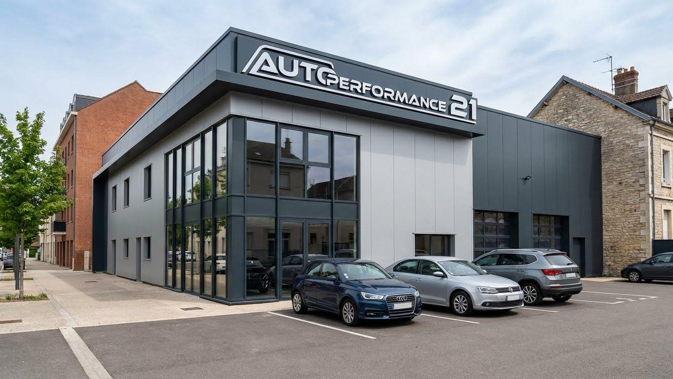 Façade du garage Auto Performance 21